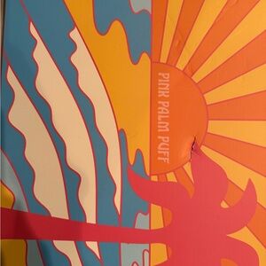 Pink Palm Puff Gift Box